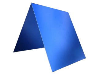niebieskie aluminium anodowane